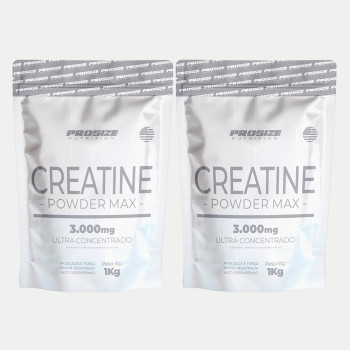2 Creatinas Monohidratada 1kg - Refil