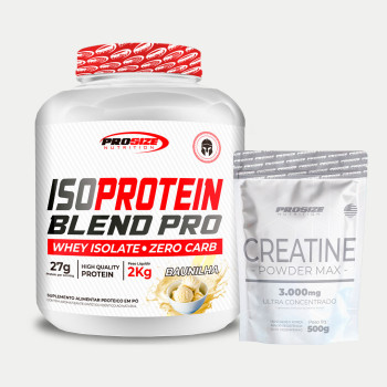 Iso Protein Blend Pro 2Kg - Baunilha + Creatina 500g