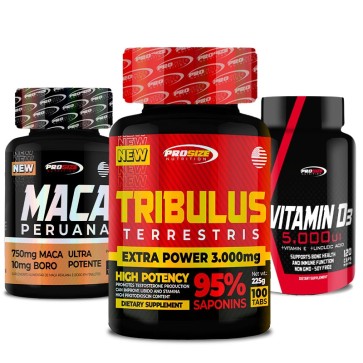 Kit Aumento de Testo (Tribulus Terrestris 3,000mg) - Pro Size Nutrition