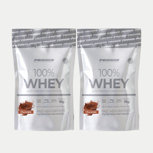 2 Whey Protein Concentrado 100% 1Kg