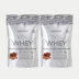 2 Whey Protein Concentrado 100% 1Kg