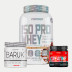 Kit Ganho de Massa: Iso Whey 1kg (Chocolate com Amendoim) + Creatina 250g + Baruk