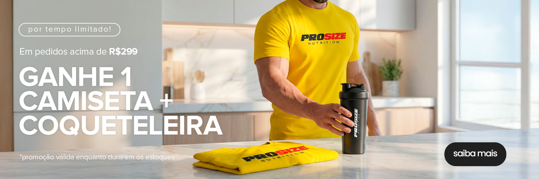 Camiseta + Coqueteleira 2026