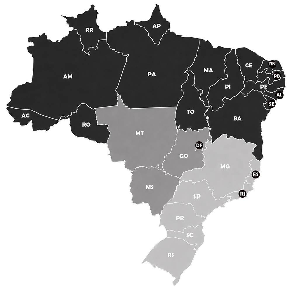Mapa de Frete